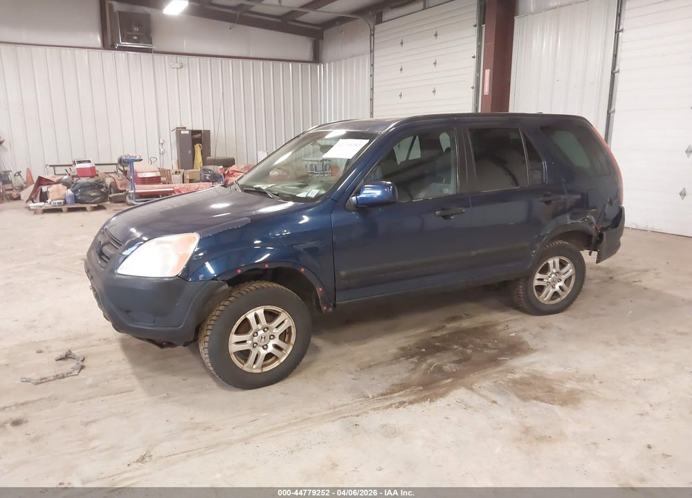 2002 HONDA CR-V EX VIN: SHSRD78812U007101