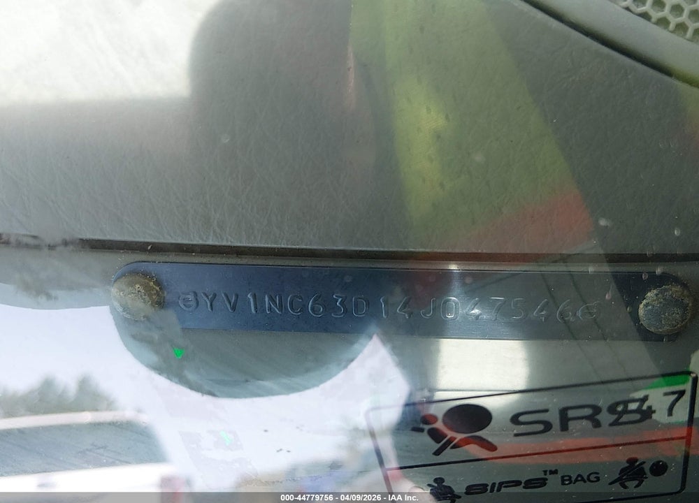 2004 VOLVO C70 LT VIN: YV1NC63D14J047546