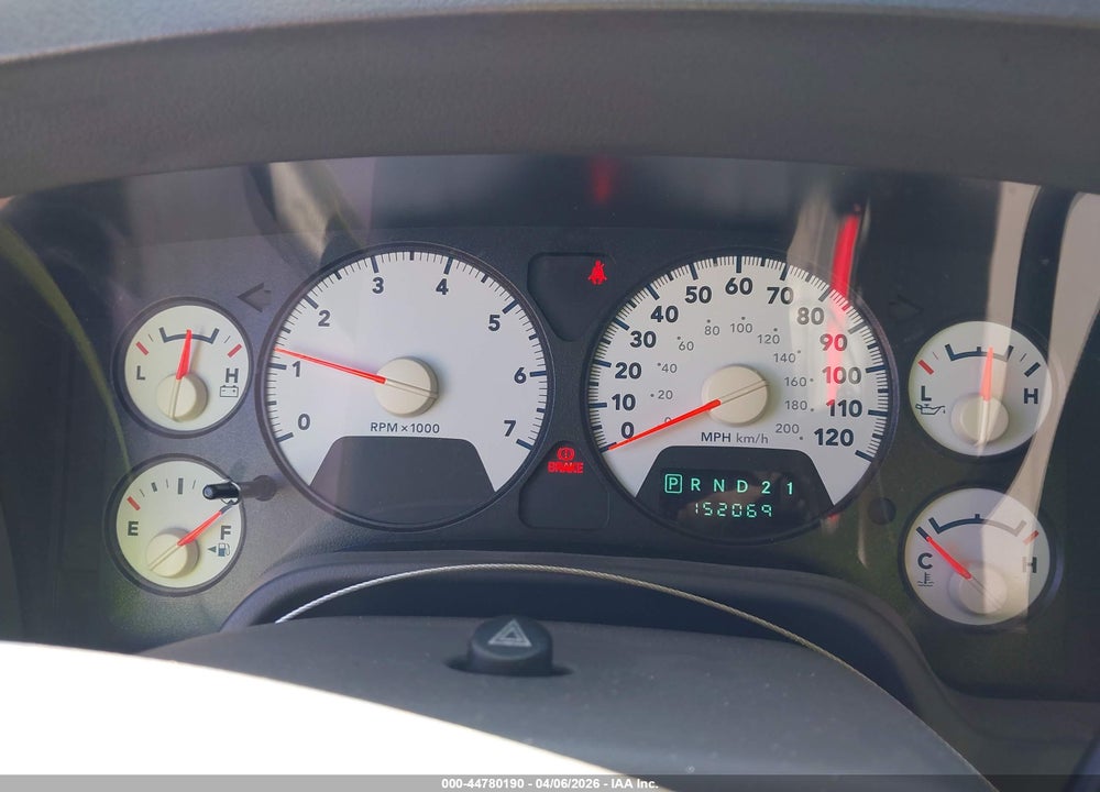 2007 DODGE RAM 1500 SLT VIN: 1D7HA18NX7S222104