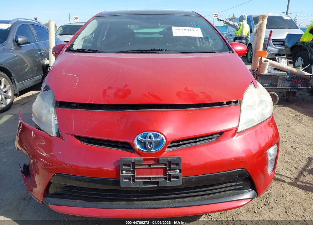 2013 TOYOTA PRIUS THREE VIN: JTDKN3DU6D1717351