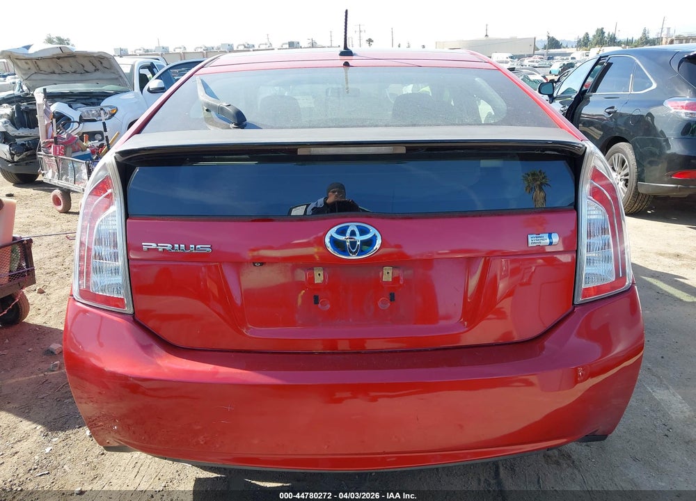 2013 TOYOTA PRIUS THREE VIN: JTDKN3DU6D1717351
