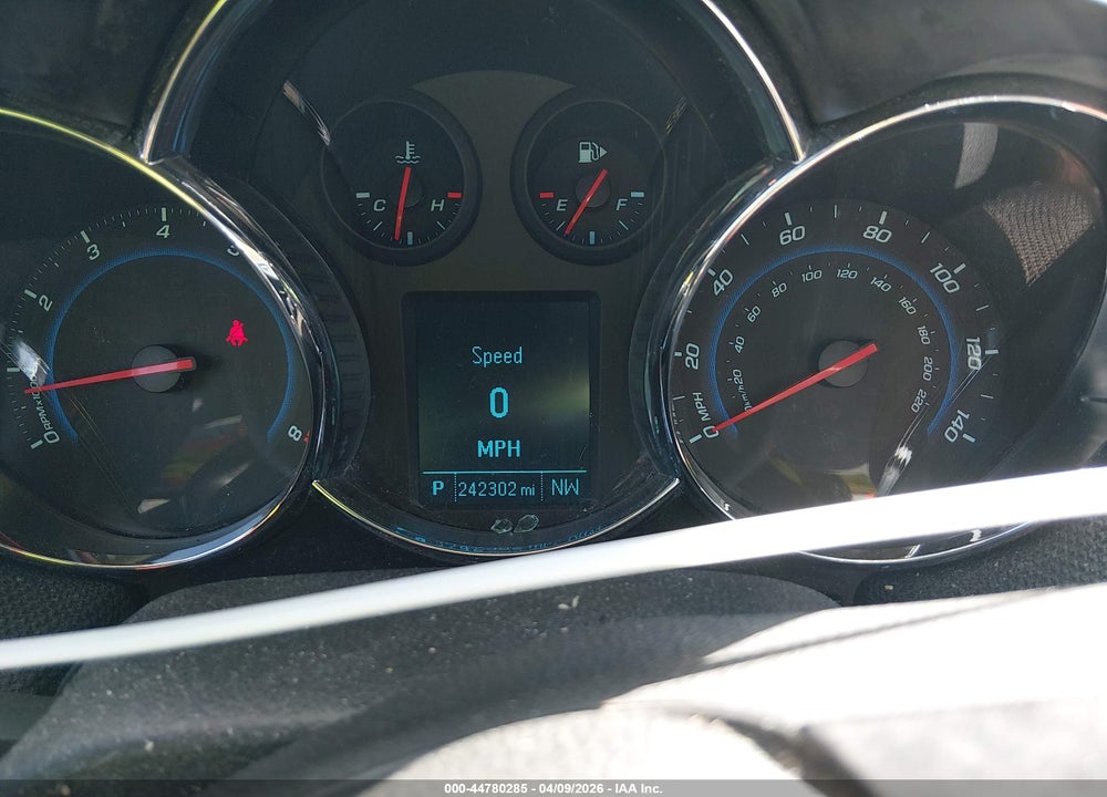 2012 CHEVROLET CRUZE 1LT VIN: 1G1PF5SC9C7241223