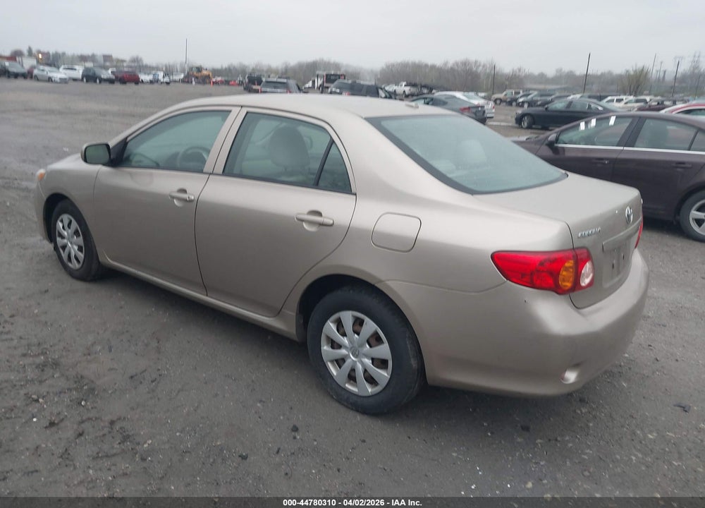 2009 TOYOTA COROLLA LE VIN: 2T1BU40E39C182957