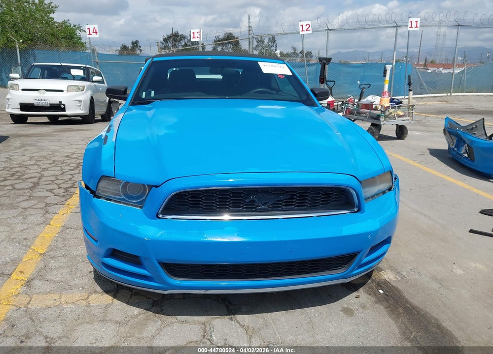 2013 FORD MUSTANG V6 VIN: 1ZVBP8EM9D5234366