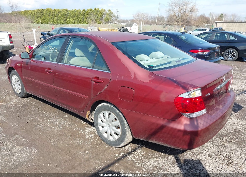 2006 TOYOTA CAMRY LE VIN: 4T1BE32K76U118117