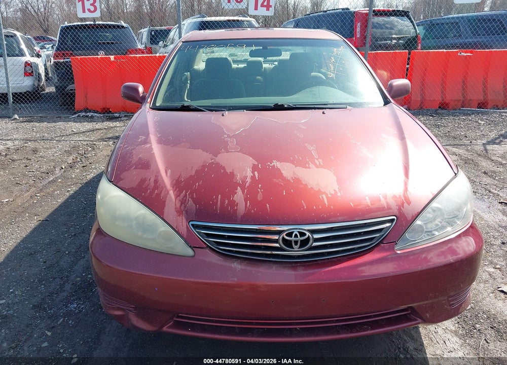 2006 TOYOTA CAMRY LE VIN: 4T1BE32K76U118117