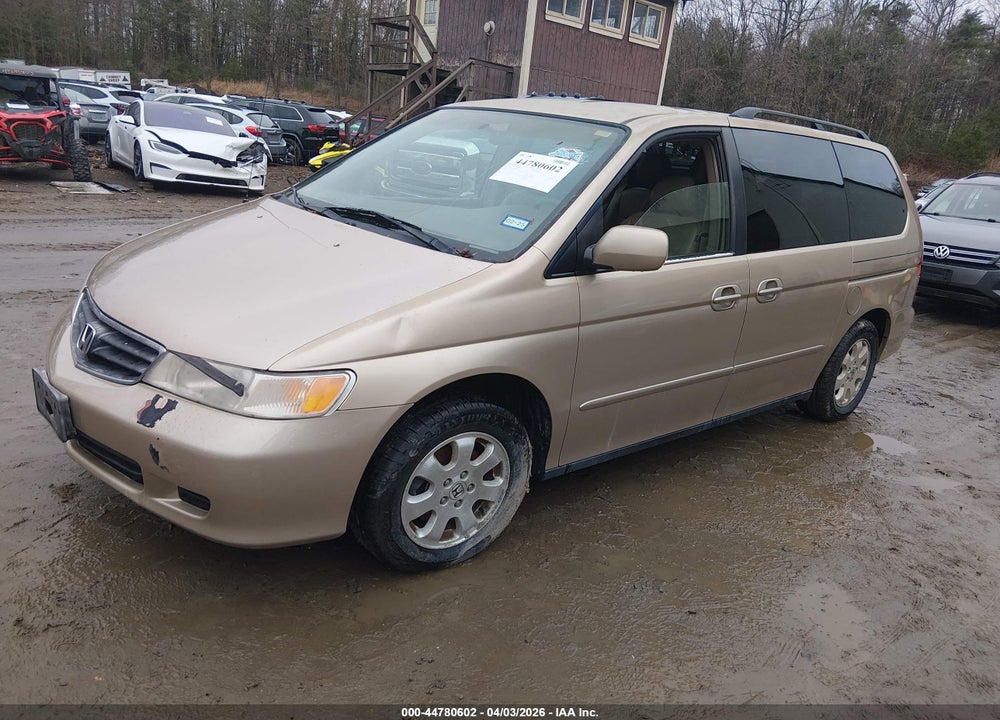 2002 HONDA ODYSSEY EX-L VIN: 2HKRL18792H529443