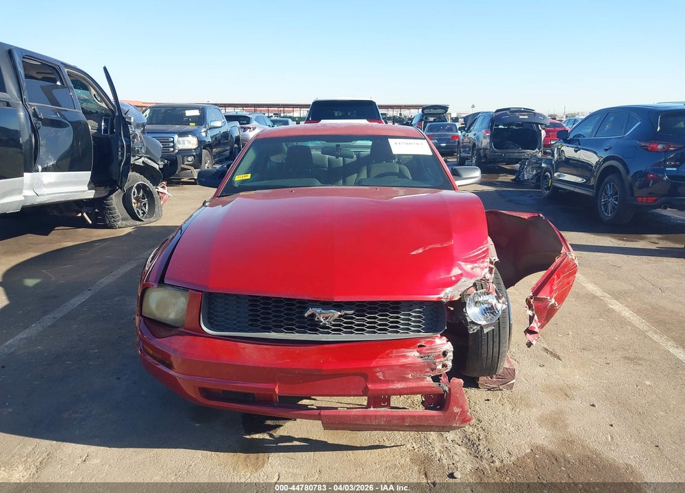 2006 FORD MUSTANG V6 VIN: 1ZVFT80N365256539