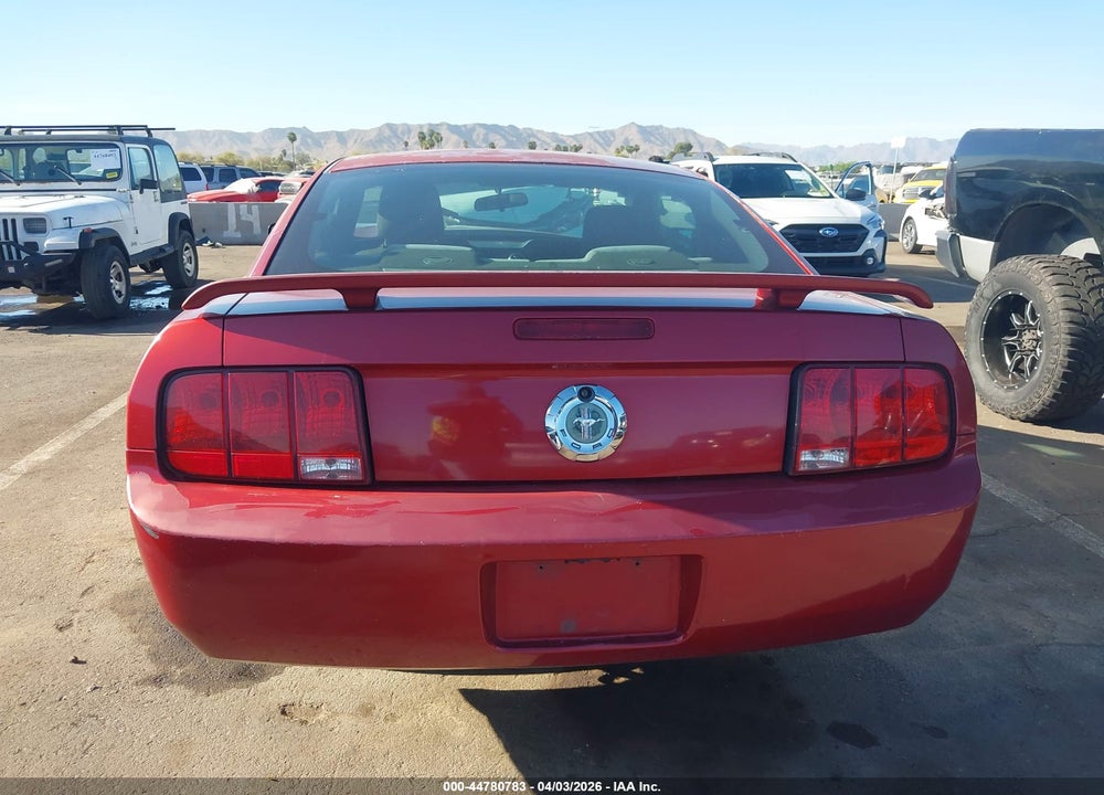 2006 FORD MUSTANG V6 VIN: 1ZVFT80N365256539