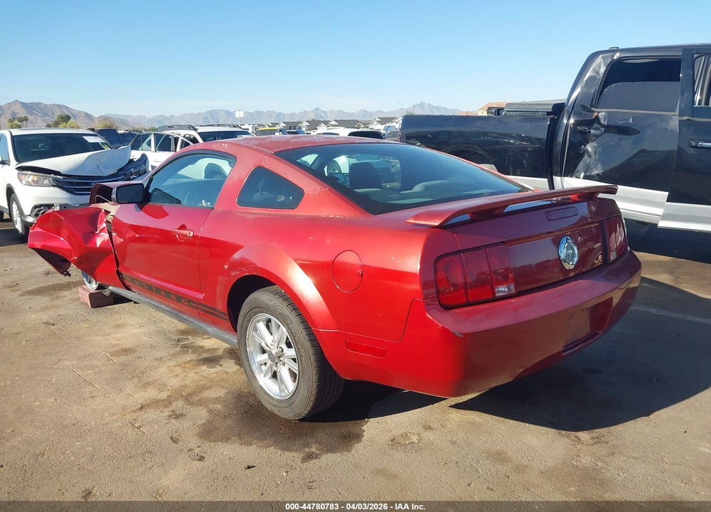 2006 FORD MUSTANG V6 VIN: 1ZVFT80N365256539