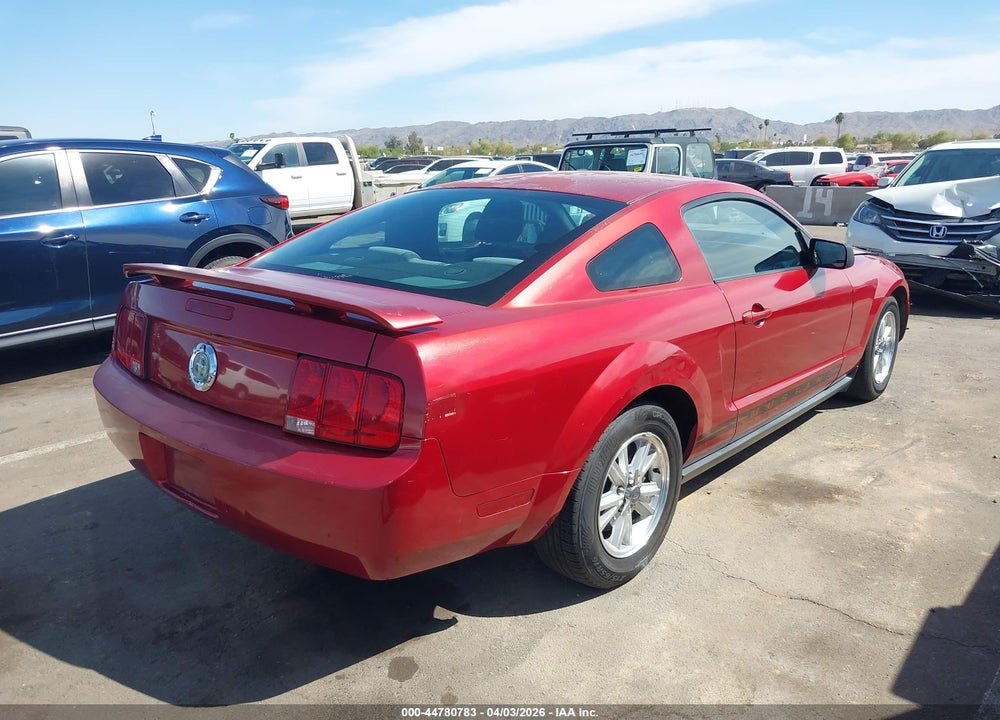 2006 FORD MUSTANG V6 VIN: 1ZVFT80N365256539