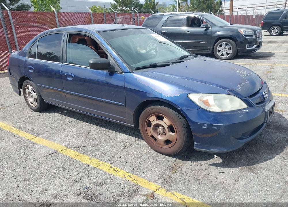 2005 HONDA CIVIC HYBRID VIN: JHMES96635S014789