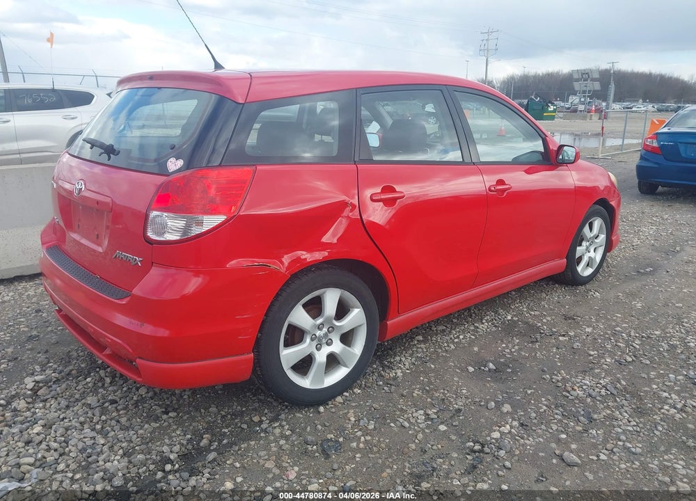 2004 TOYOTA MATRIX XR VIN: 2T1KR38E34C288835