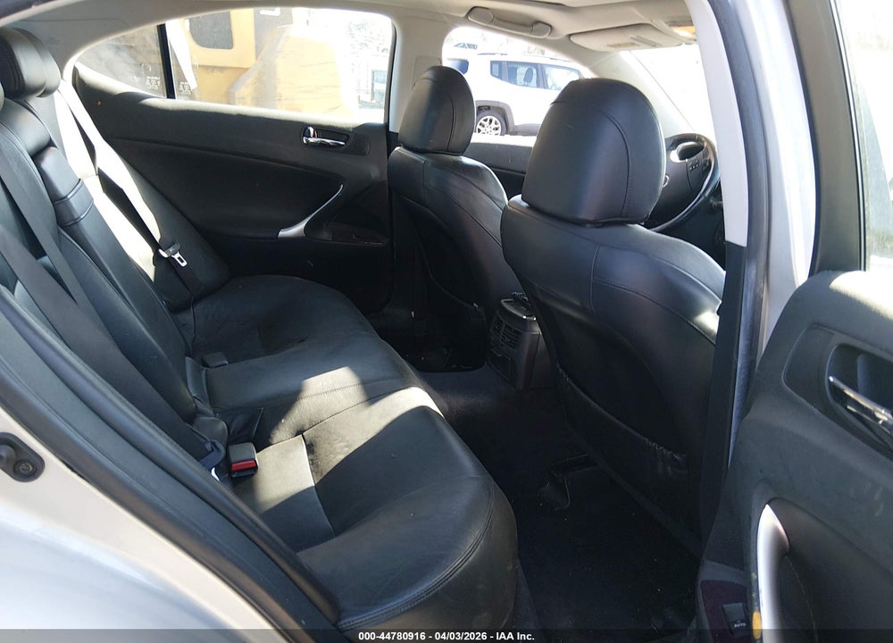 2008 LEXUS IS 350 VIN: JTHBE262782013843