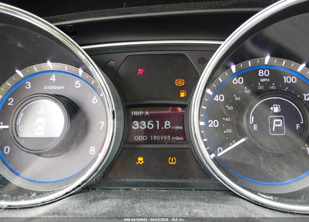 2014 HYUNDAI SONATA GLS VIN: 5NPEB4AC0EH832223