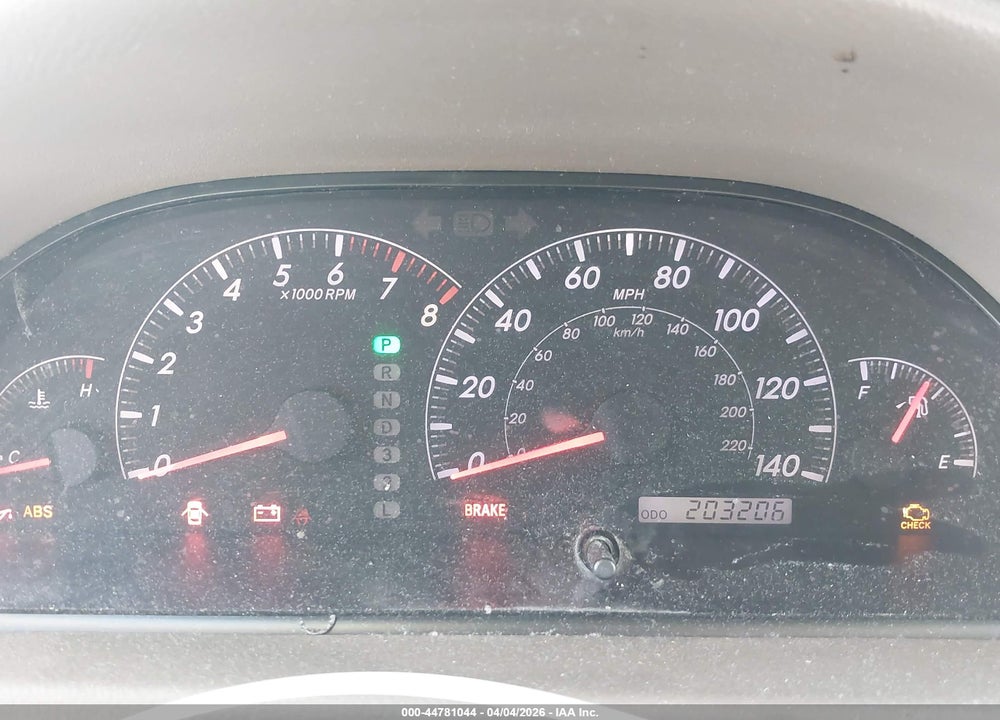 2005 TOYOTA CAMRY LE VIN: 4T1BE30K35U522940