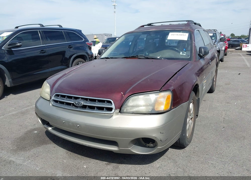 2000 SUBARU OUTBACK VIN: 4S3BH6755Y7603390