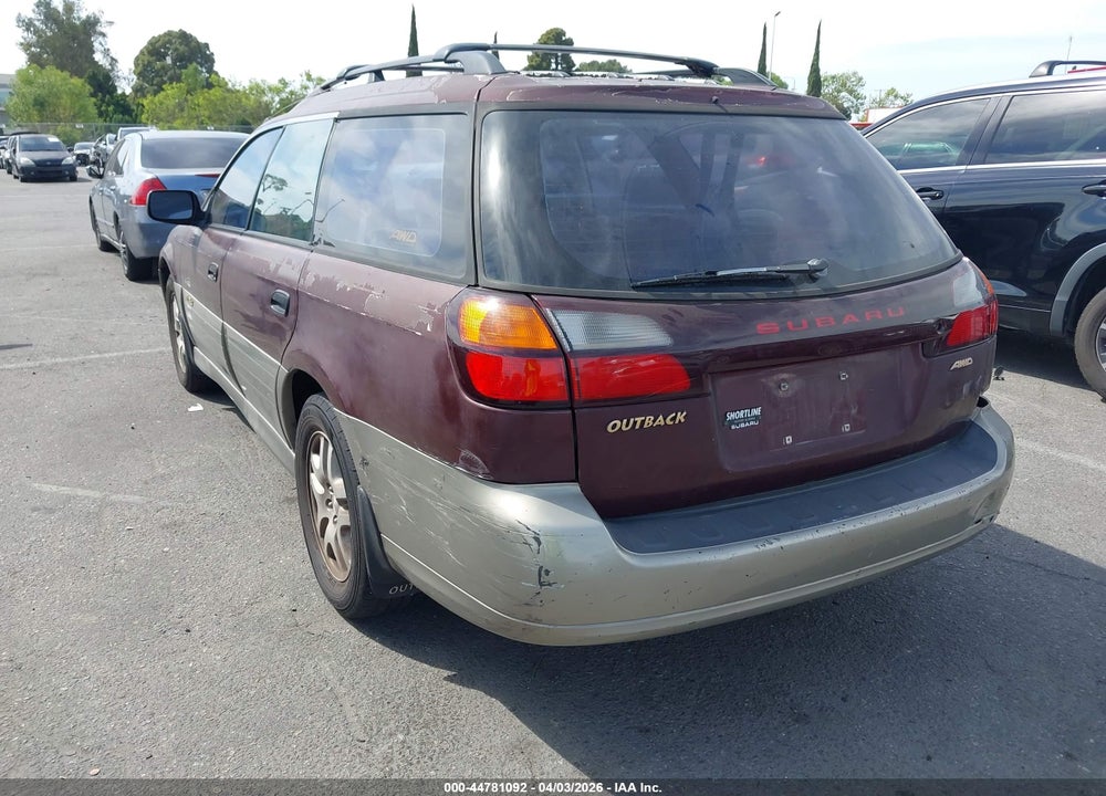 2000 SUBARU OUTBACK VIN: 4S3BH6755Y7603390