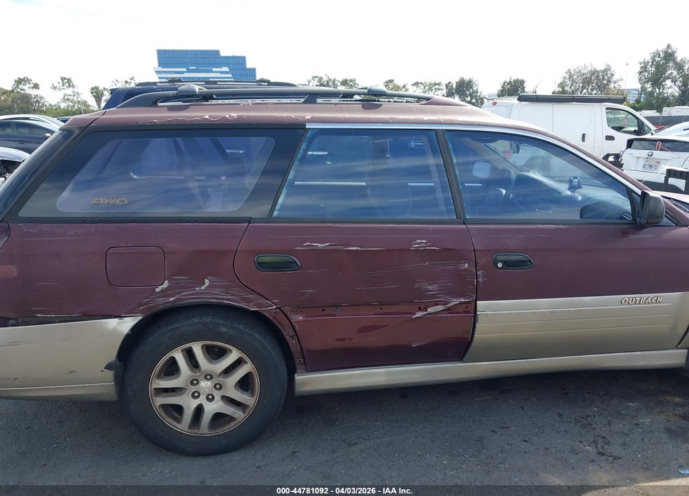 2000 SUBARU OUTBACK VIN: 4S3BH6755Y7603390