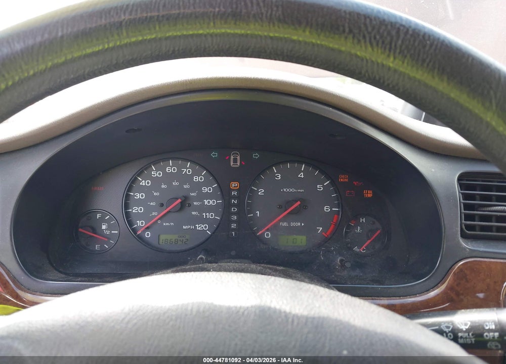 2000 SUBARU OUTBACK VIN: 4S3BH6755Y7603390