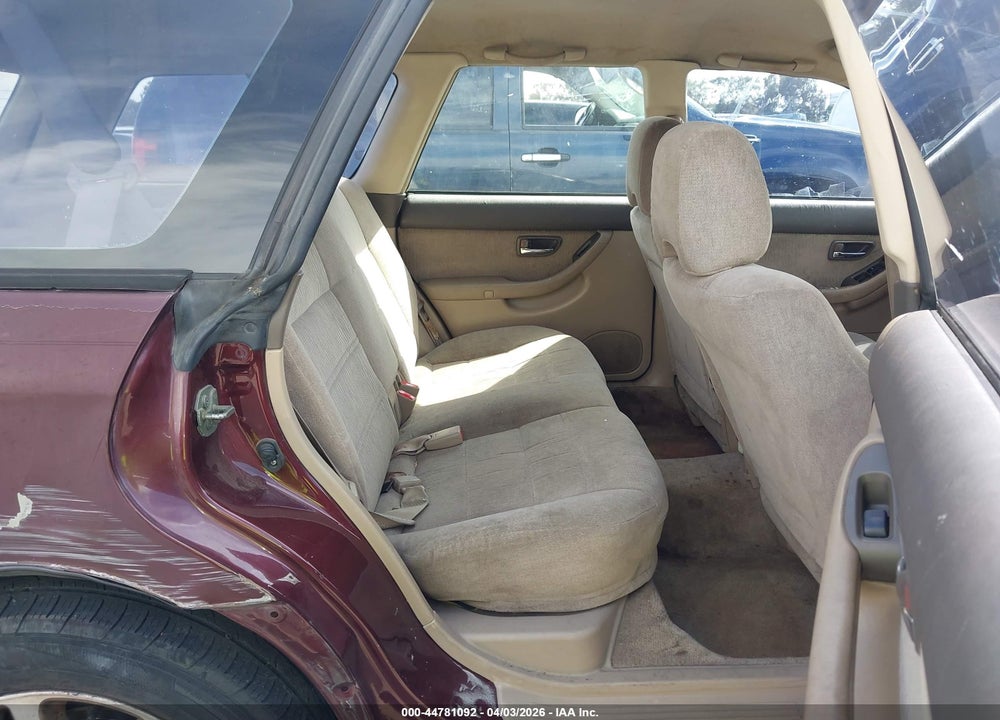 2000 SUBARU OUTBACK VIN: 4S3BH6755Y7603390