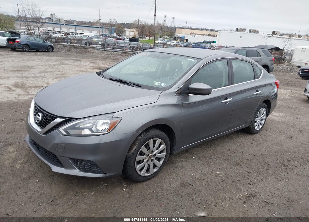 2016 NISSAN SENTRA S VIN: 3N1AB7APXGY228268