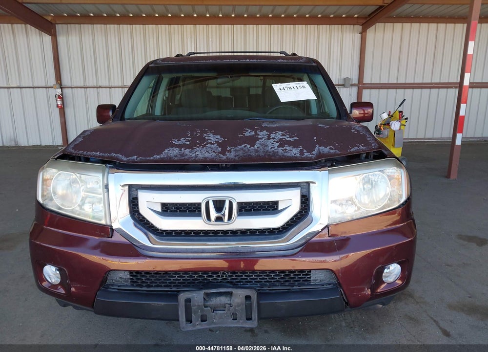 2011 HONDA PILOT EX VIN: 5FNYF4H45BB072493