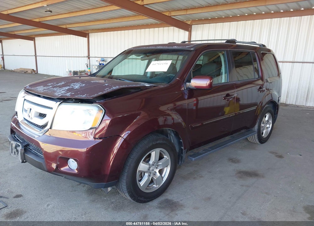 2011 HONDA PILOT EX VIN: 5FNYF4H45BB072493