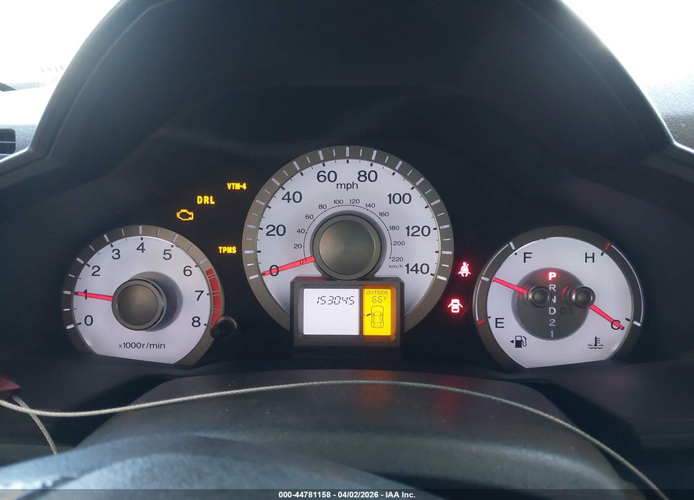 2011 HONDA PILOT EX VIN: 5FNYF4H45BB072493