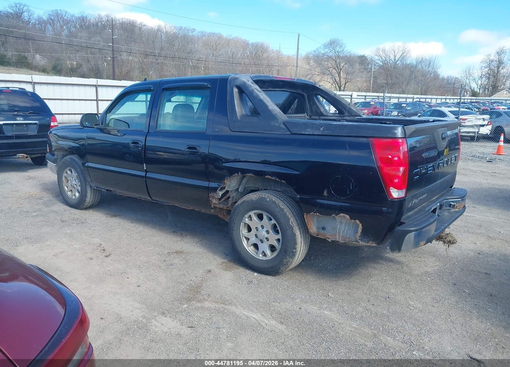 2006 CHEVROLET AVALANCHE 1500 Z71 VIN: 3GNEK12Z96G102829