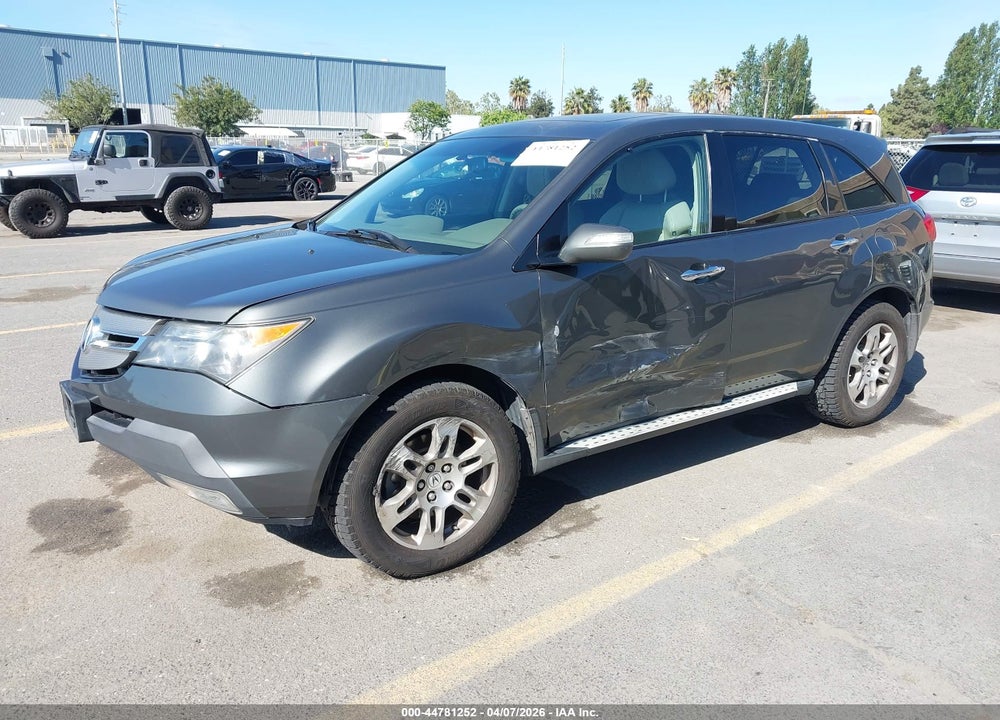 2008 ACURA MDX TECHNOLOGY PACKAGE VIN: 2HNYD28308H509833