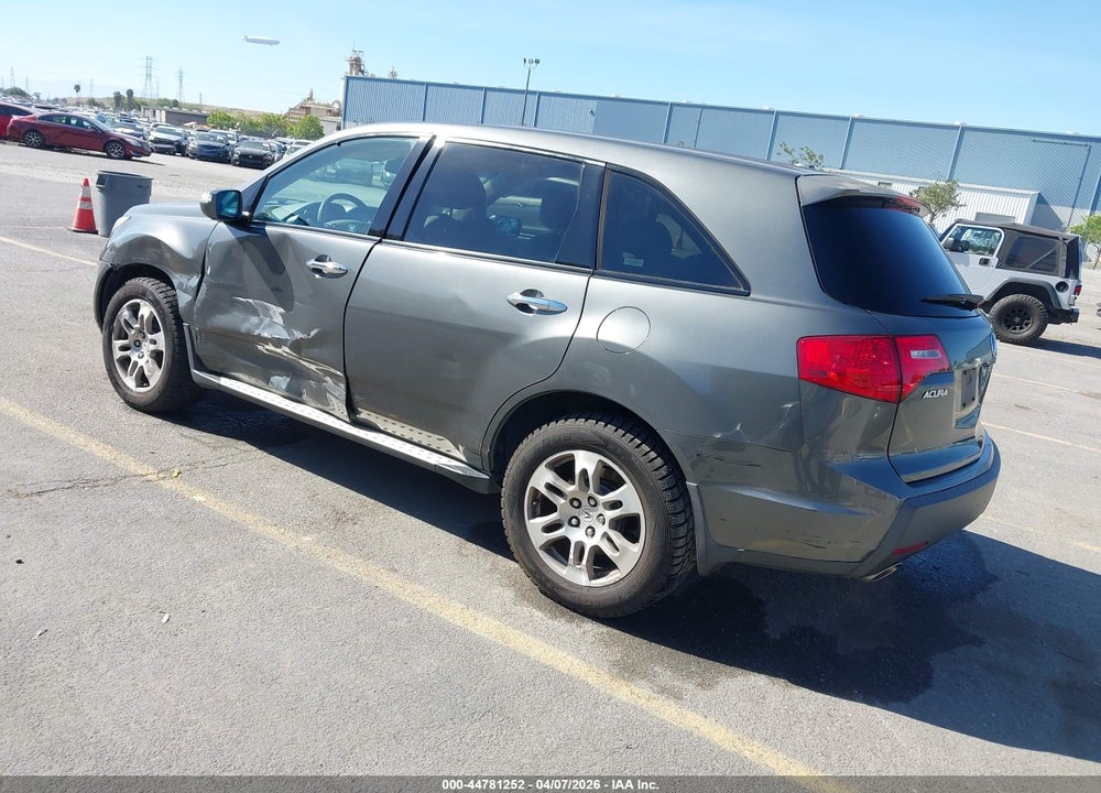 2008 ACURA MDX TECHNOLOGY PACKAGE VIN: 2HNYD28308H509833