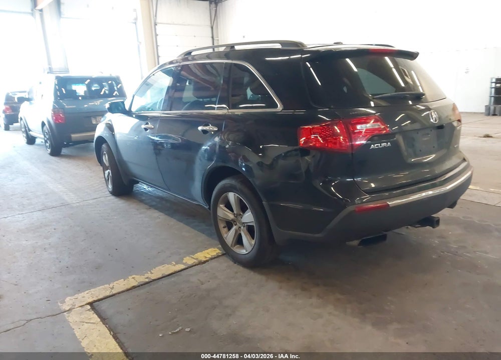 2011 ACURA MDX VIN: 2HNYD2H23BH504303