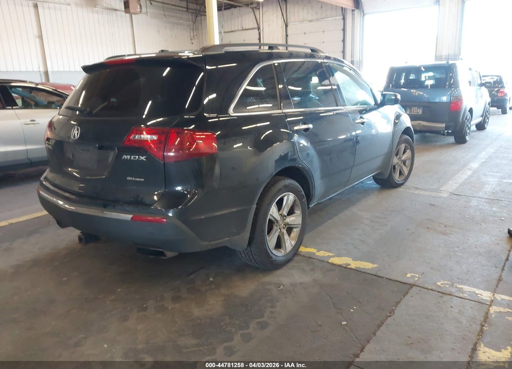 2011 ACURA MDX VIN: 2HNYD2H23BH504303