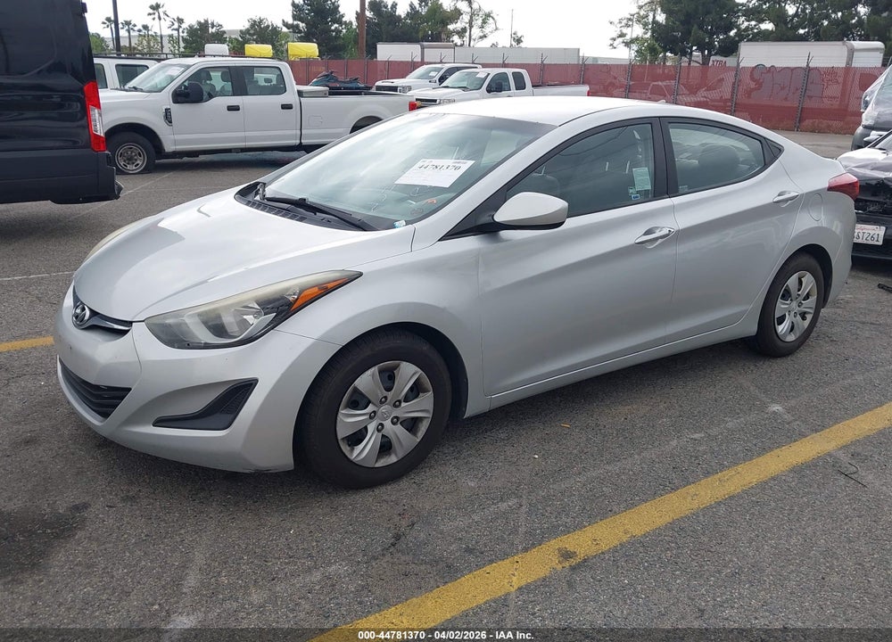 2016 HYUNDAI ELANTRA SE VIN: 5NPDH4AE6GH666188