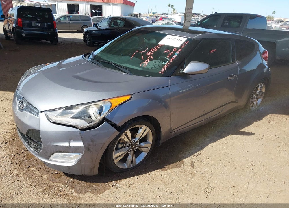 2017 HYUNDAI VELOSTER VALUE EDITION VIN: KMHTC6AD5HU315997