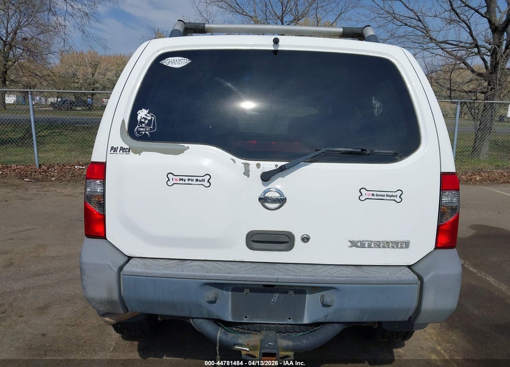 2004 NISSAN XTERRA XE VIN: 5N1ED28T84C662025