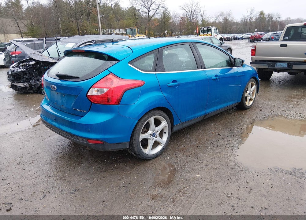 2013 FORD FOCUS TITANIUM VIN: 1FADP3N20DL367774