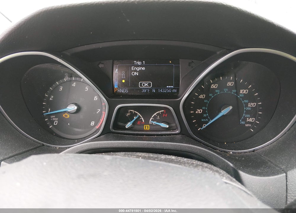 2013 FORD FOCUS TITANIUM VIN: 1FADP3N20DL367774