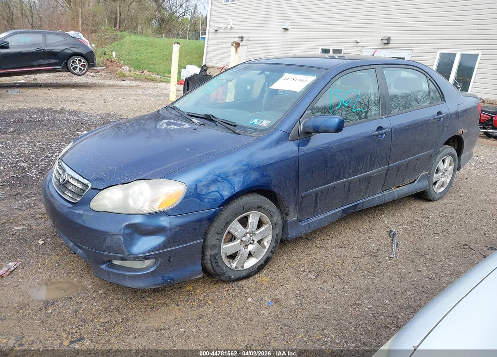 2008 TOYOTA COROLLA S VIN: 1NXBR32E08Z048655