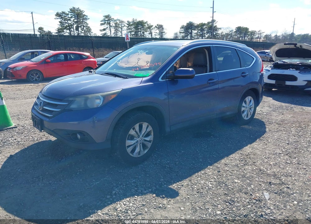 2012 HONDA CR-V EX-L VIN: 5J6RM4H7XCL082370