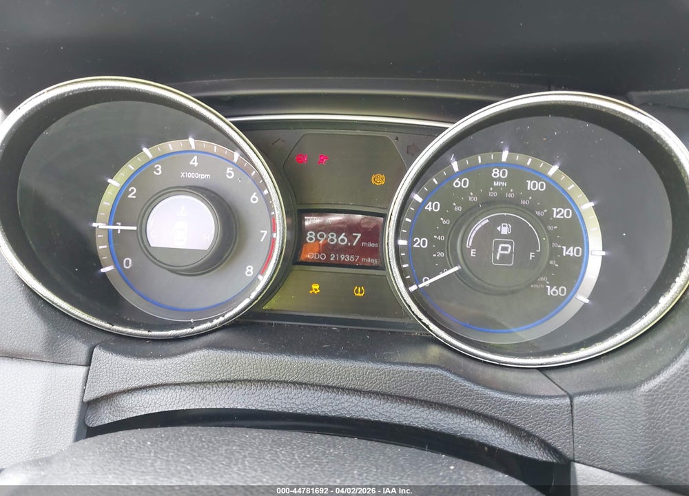 2014 HYUNDAI SONATA GLS VIN: 5NPEB4AC5EH856534