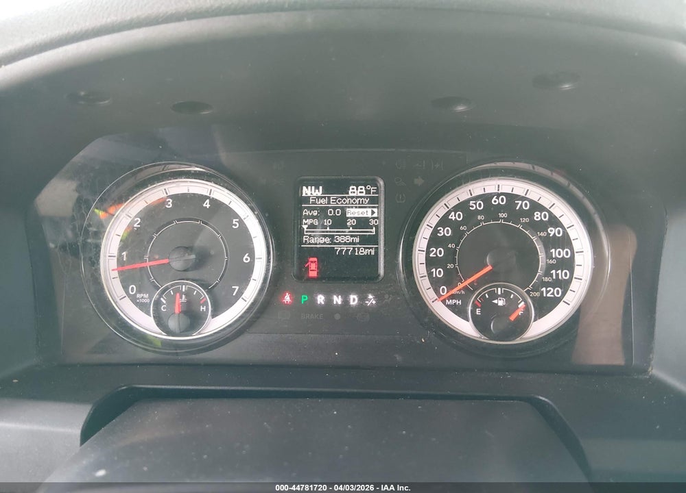 2020 RAM 1500 CLASSIC TRADESMAN  4X2 6'4 BOX VIN: 1C6RR6FG5LS120915