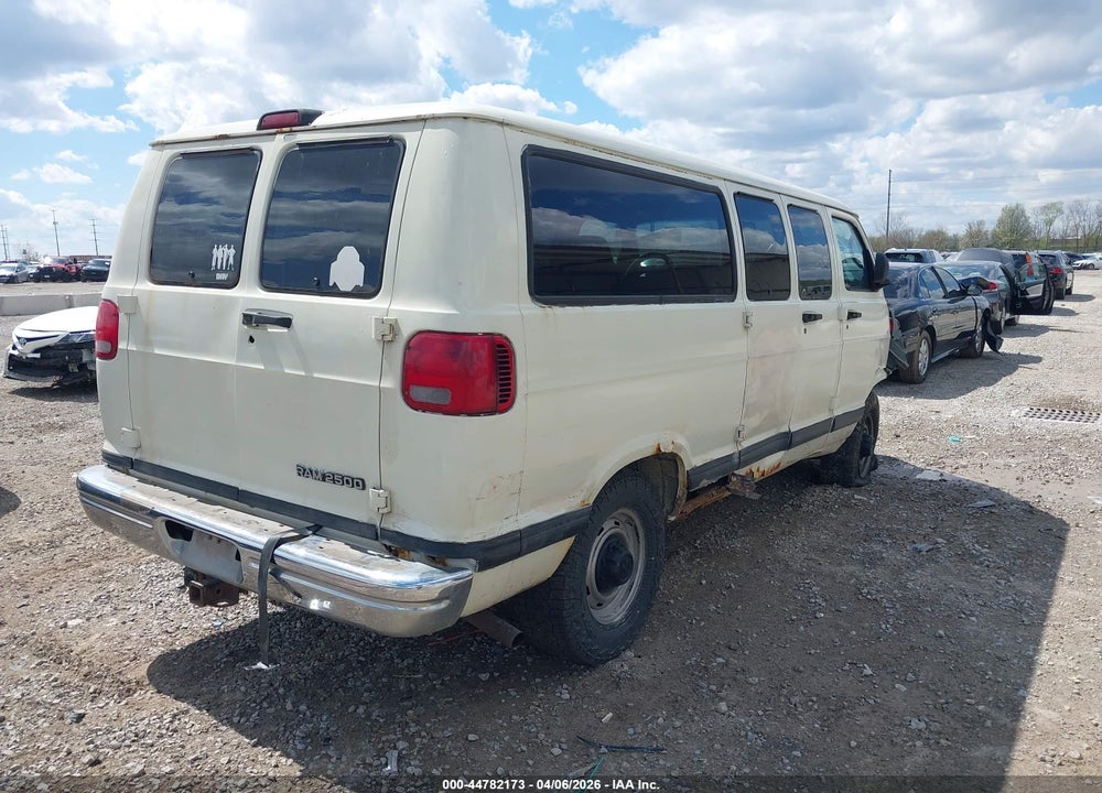 2001 DODGE RAM WAGON 2500 VIN: 2B5WB25ZX1K527687