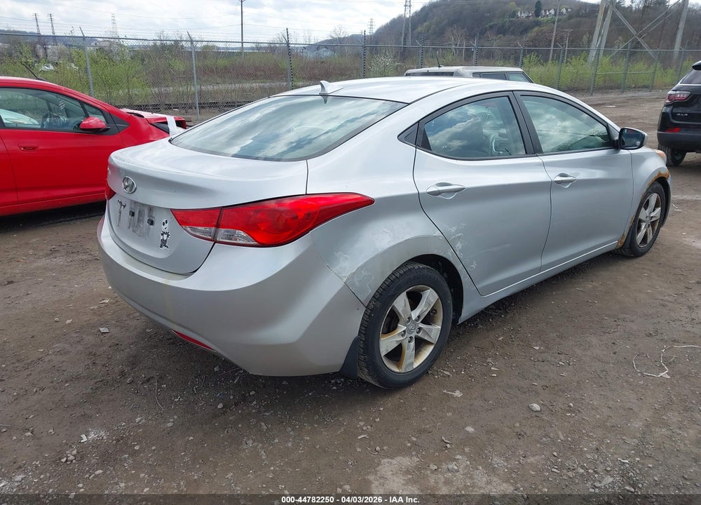 2012 HYUNDAI ELANTRA GLS VIN: 5NPDH4AE7CH088418