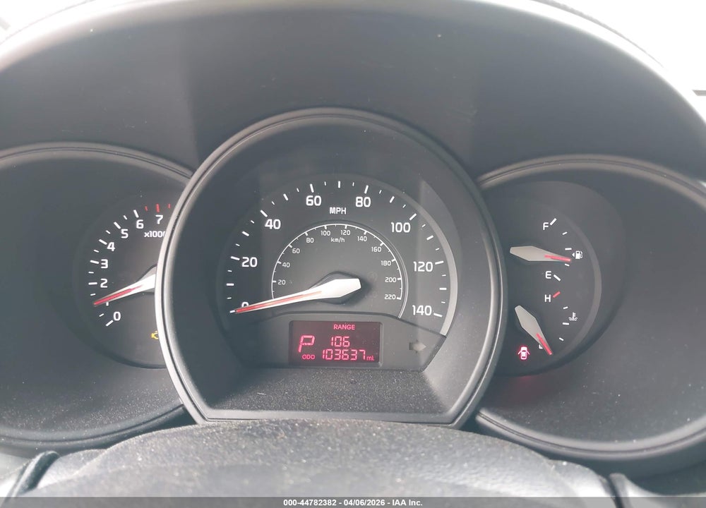 2016 KIA RIO EX VIN: KNADN4A37G6575316