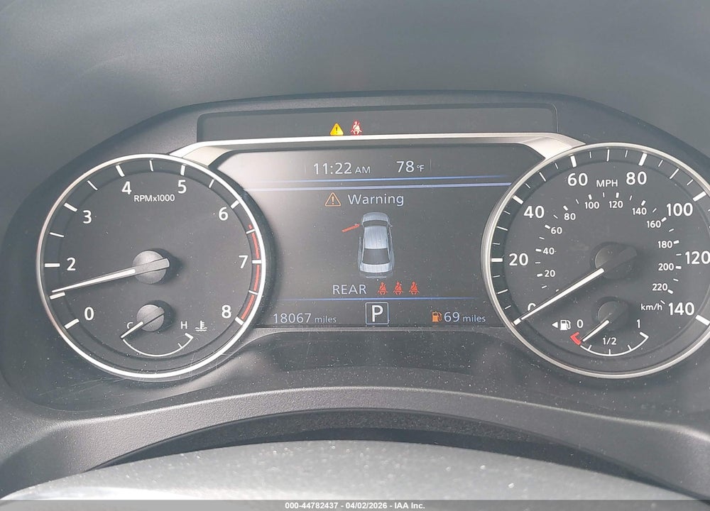 2025 NISSAN ALTIMA SV FWD VIN: 1N4BL4DV5SN403383