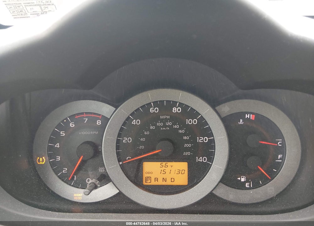 2009 TOYOTA RAV4 VIN: JTMBF33V99D006501