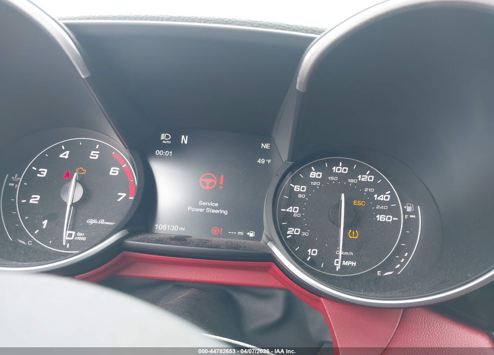 2019 ALFA ROMEO GIULIA TI SPORT AWD VIN: ZARFANBN9K7603347