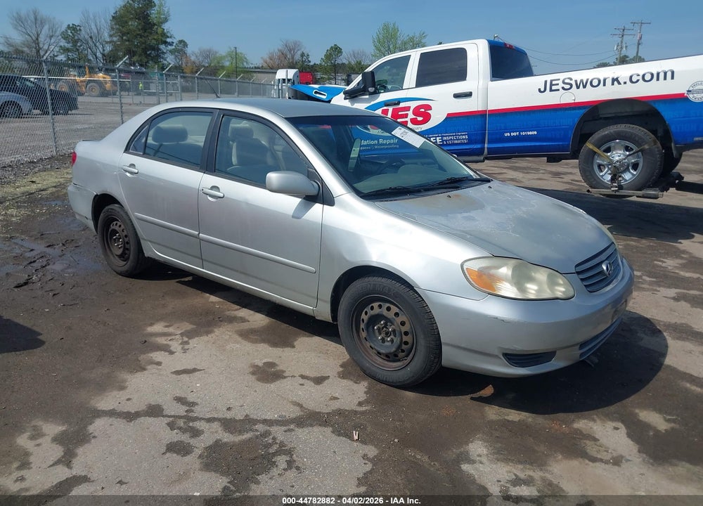 2003 TOYOTA COROLLA LE VIN: JTDBR32E530026509